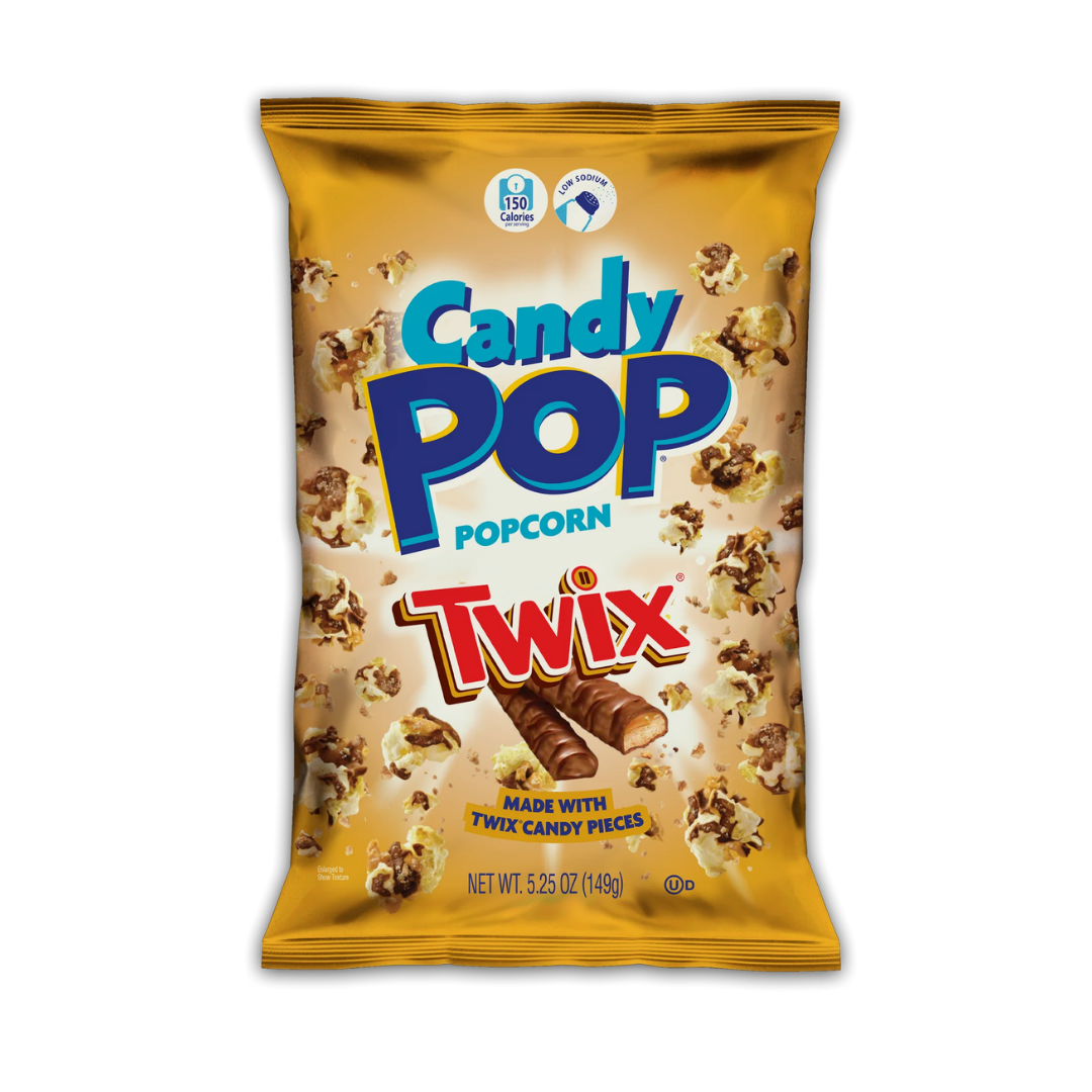 Candy Pop Twix Popcorn 149g Large Bag Candylandgalway