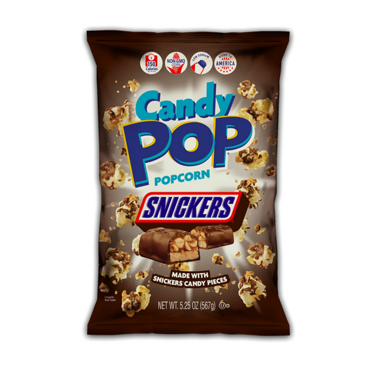 Candy Pop Snickers Popcorn 149G Large Bag