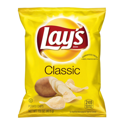 Lay's Classic Original Chips 1.5oz (42g)