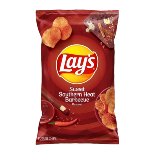 Lay's Sweet Southern Heat Barbecue Potato Chips 6.5oz (184.2g)