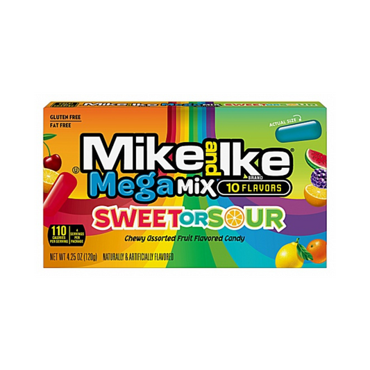 Mike and Ike Mega Mix Sweet or Sour (120g)