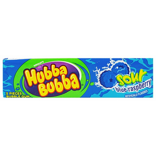 Hubba Bubba Bubble Gum Sour Blue Raspberry (40g)