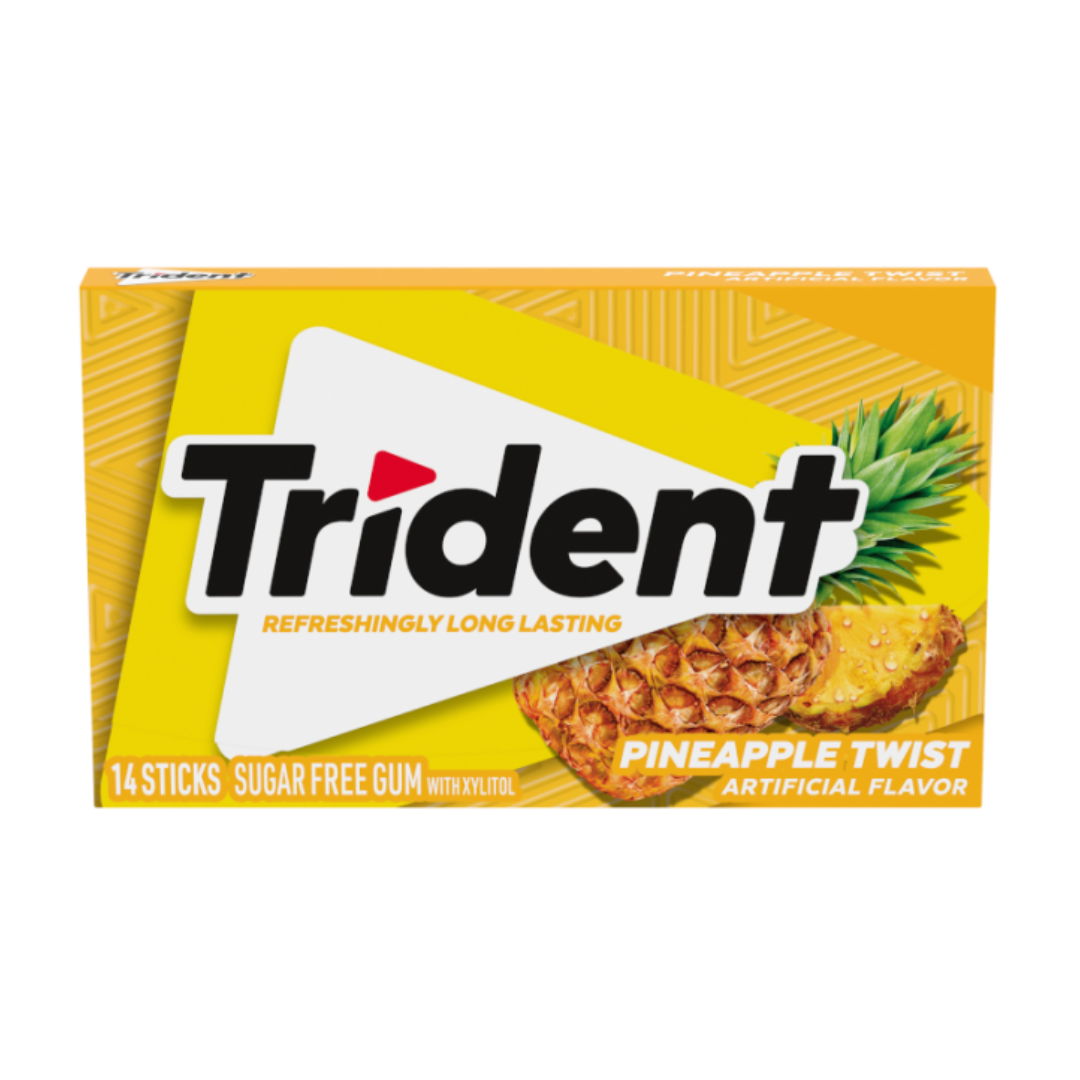 Trident Pineapple Twist Sugar Free Gum