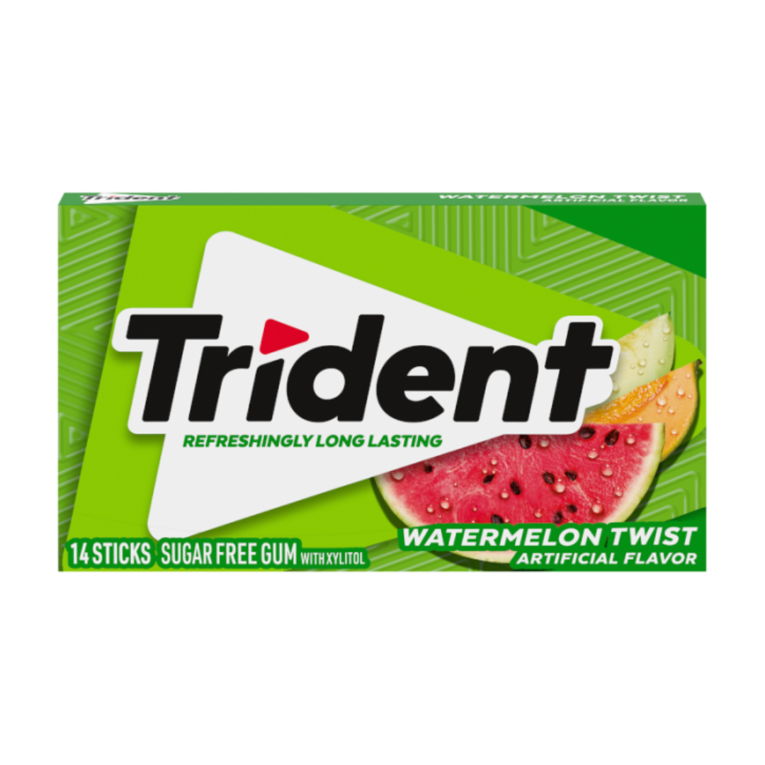 Trident Watermelon Twist Sugar Free Gum