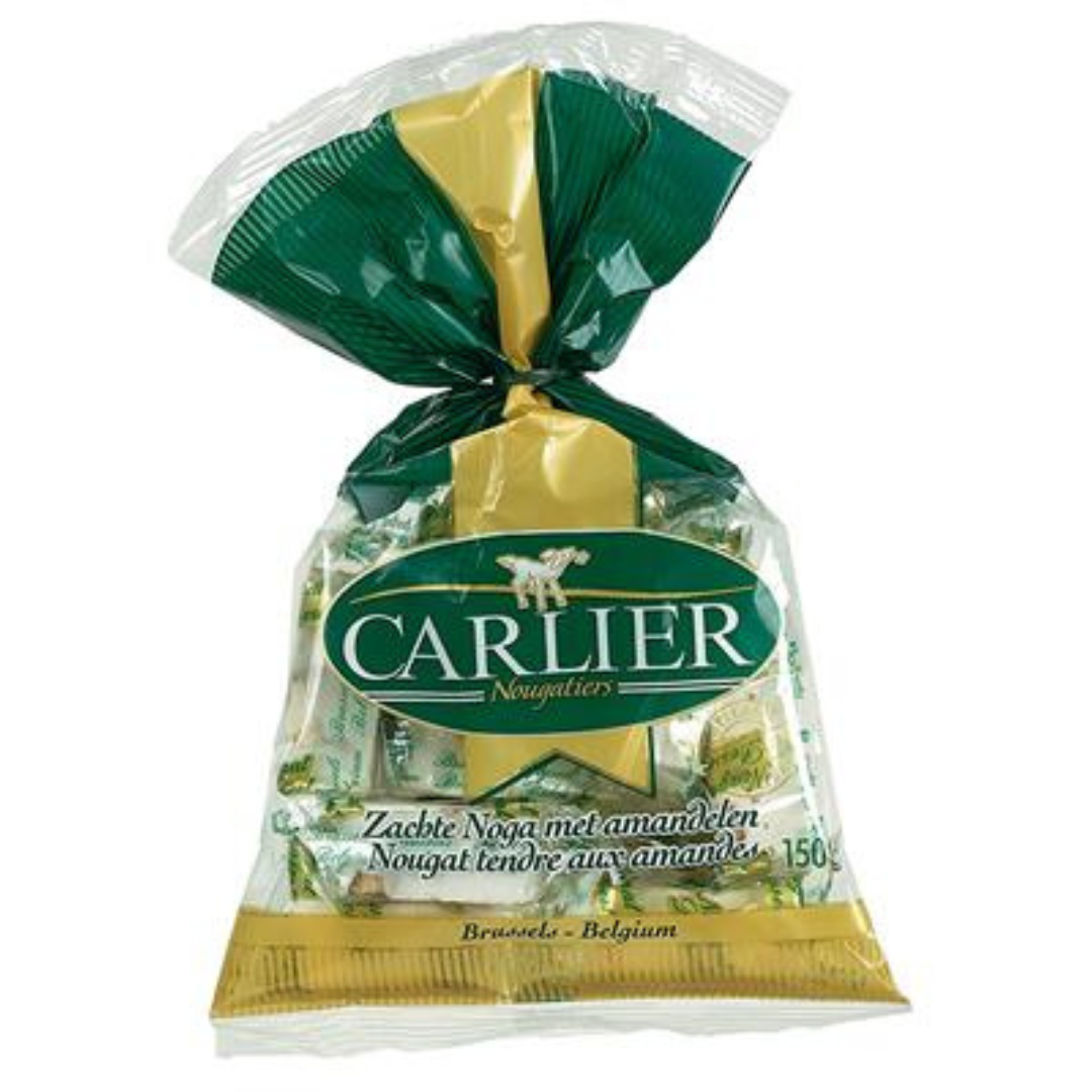 Carlier Soft Almond Nougat 150G