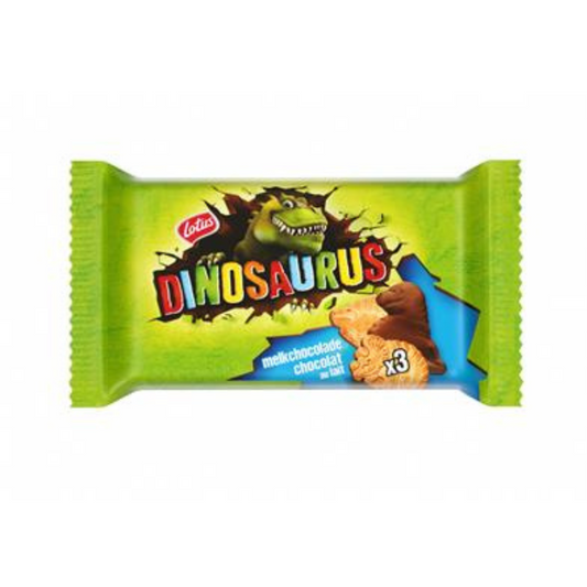 Lotus Dinosaurus Chocolate Biscuits 3 Pack