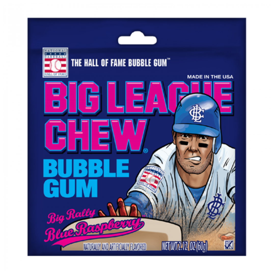 Big League Chew Blue Raspberry 2.12oz (60g)