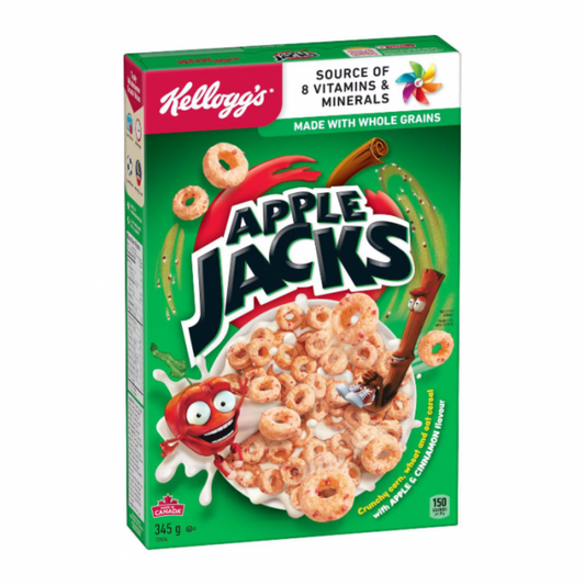 Kellogg's Apple Jacks Cereal - 345g [Canadian]