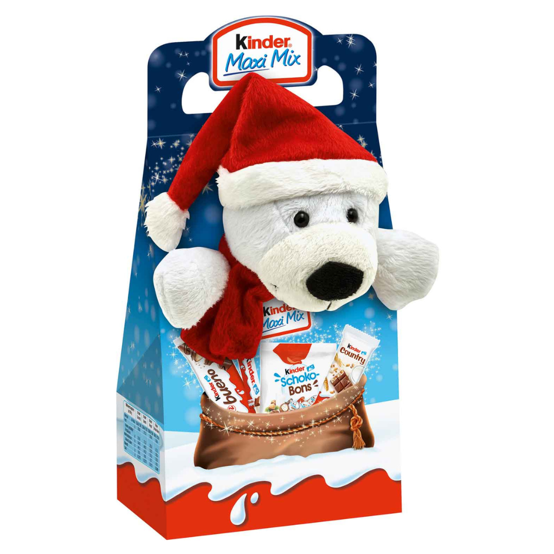 Kinder Maxi Mix plush toy 'Enno Polar Bear' 133g