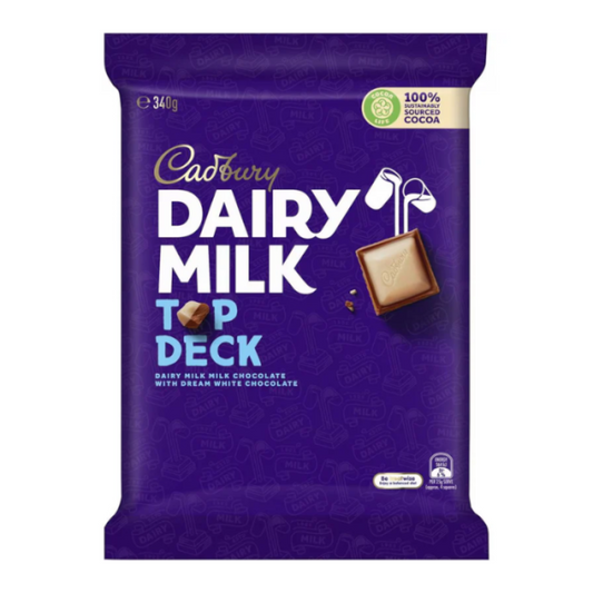 Cadbury Dairy Milk Top Deck 340g [Australian]