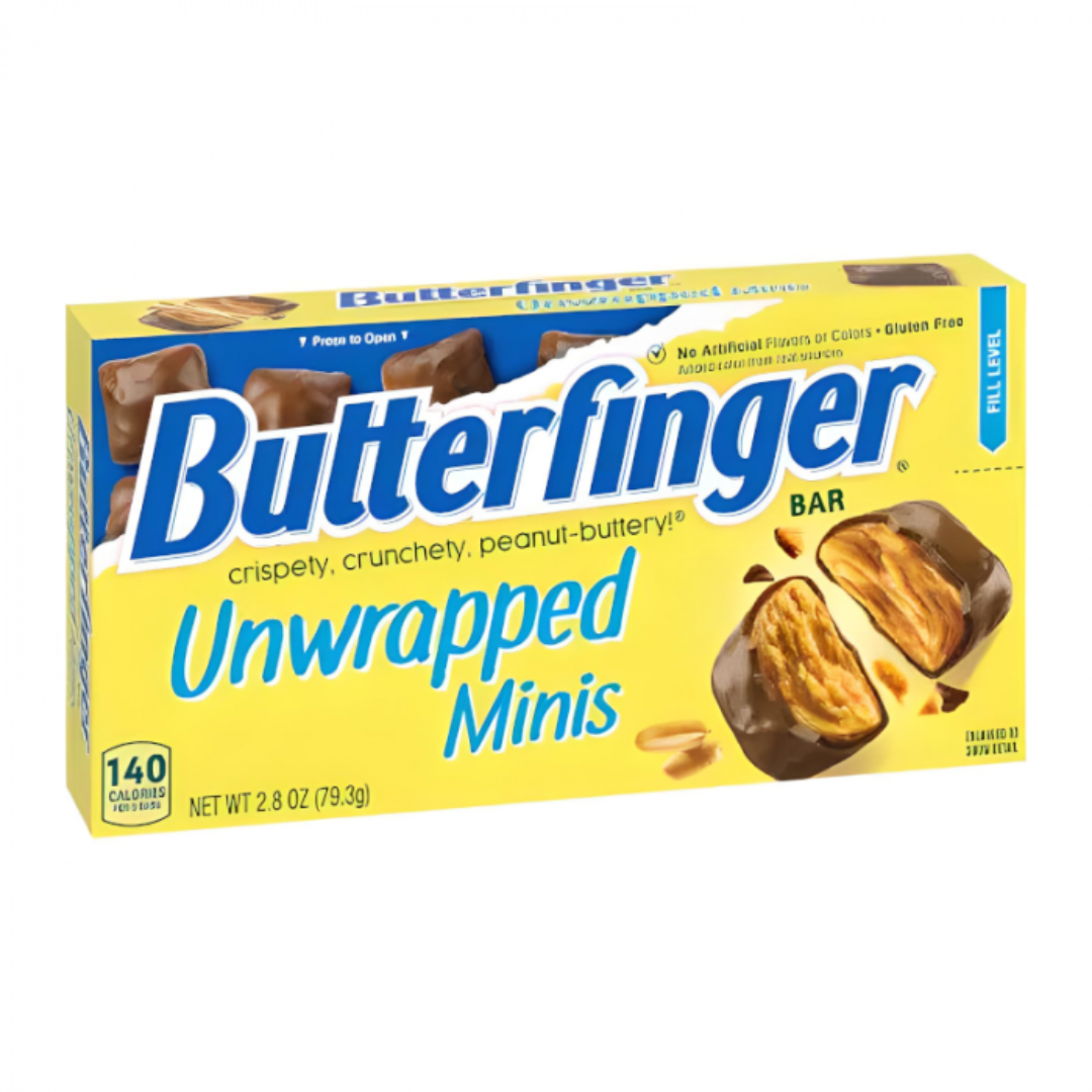 Butterfinger Unwrapped Minis Theater Box 2.8oz (79.3g)