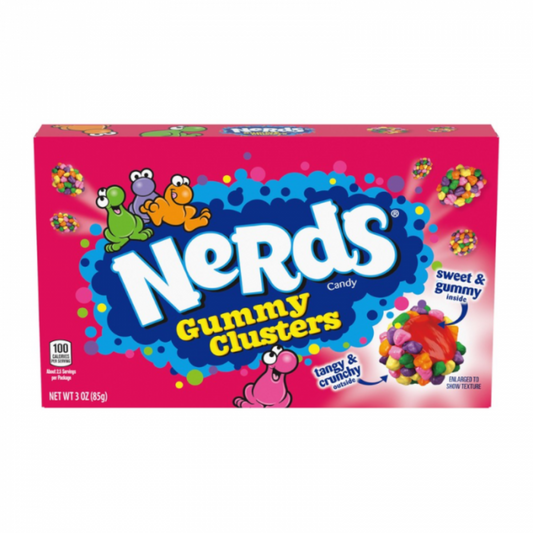 Nerds Gummy Clusters Rainbow Theatre Box 3oz (85g)