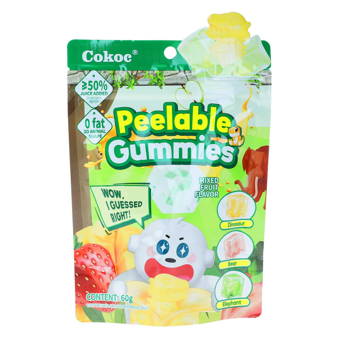 Cokoc Peelable Gummies Mixed Fruit 60g