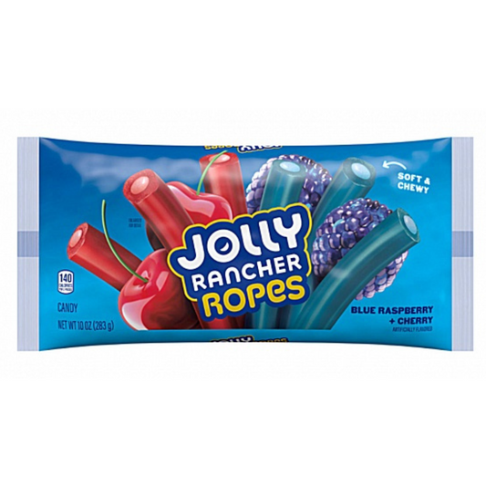 Jolly Rancher Ropes Blue Raspberry & Cherry 283G