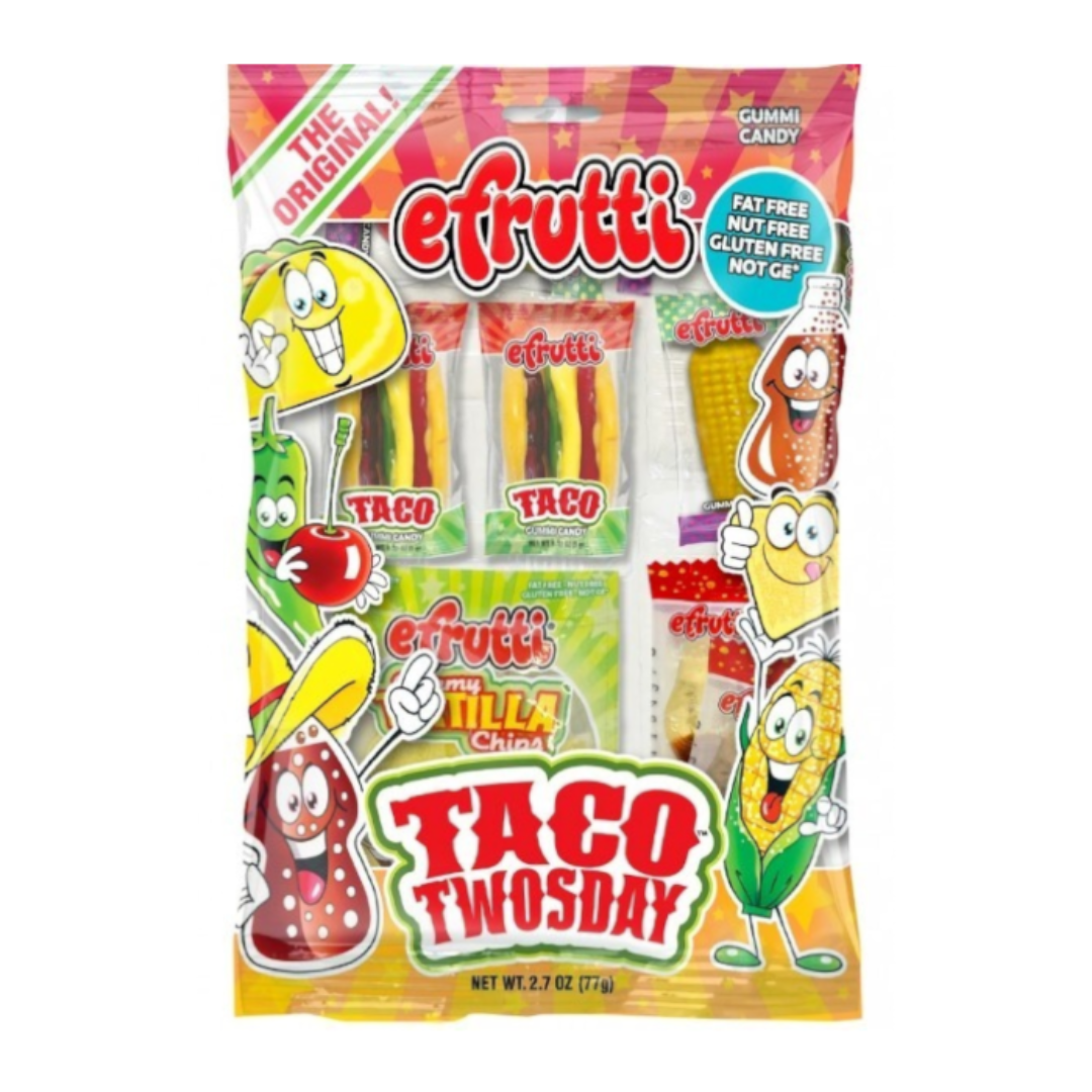 eFrutti Gummi Taco Twosday Shelf Tray 2.7oz (77g)