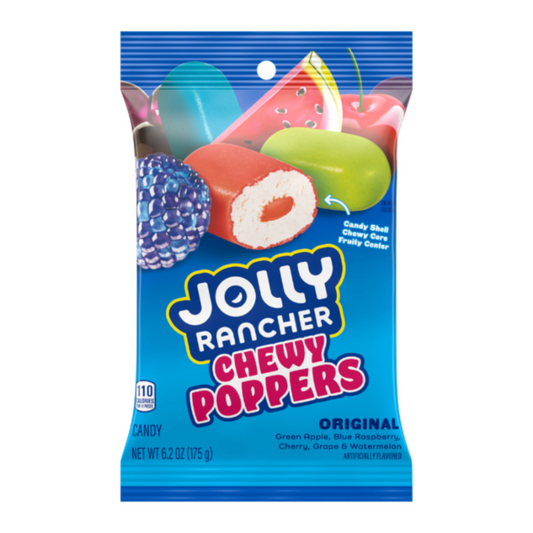 Jolly Rancher Chewy Poppers Original Peg Bag 6.2oz (175g)