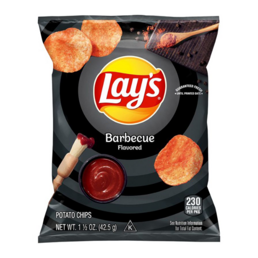 Lay's Barbecue Potato Chips 1.5oz (42g) BBQ