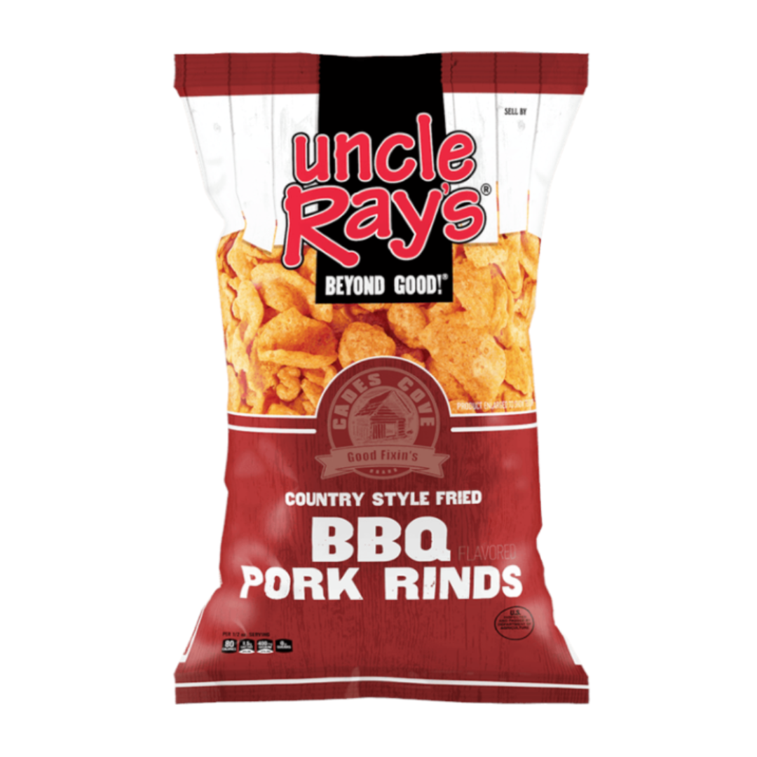 Uncle Ray's BBQ Pork Rinds 2oz (57g)