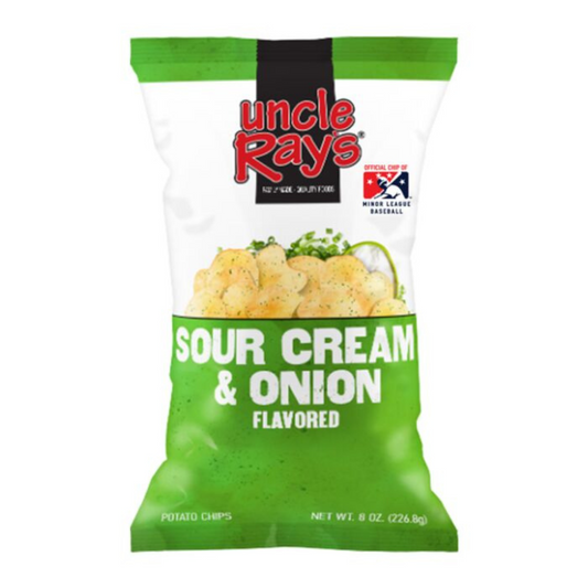 Uncle Ray's Sour Cream & Onion Potato Chips 4.25oz (120g)