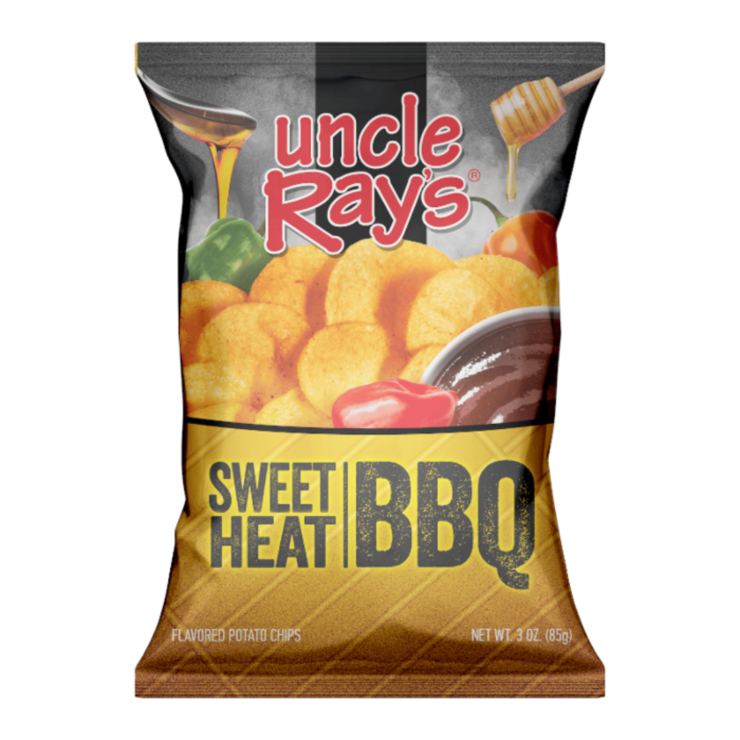 Uncle Ray's Sweet Heat BBQ Potato Chips 3oz (85g)