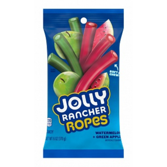 Jolly Rancher Ropes Watermelon & Green Apple (170g)