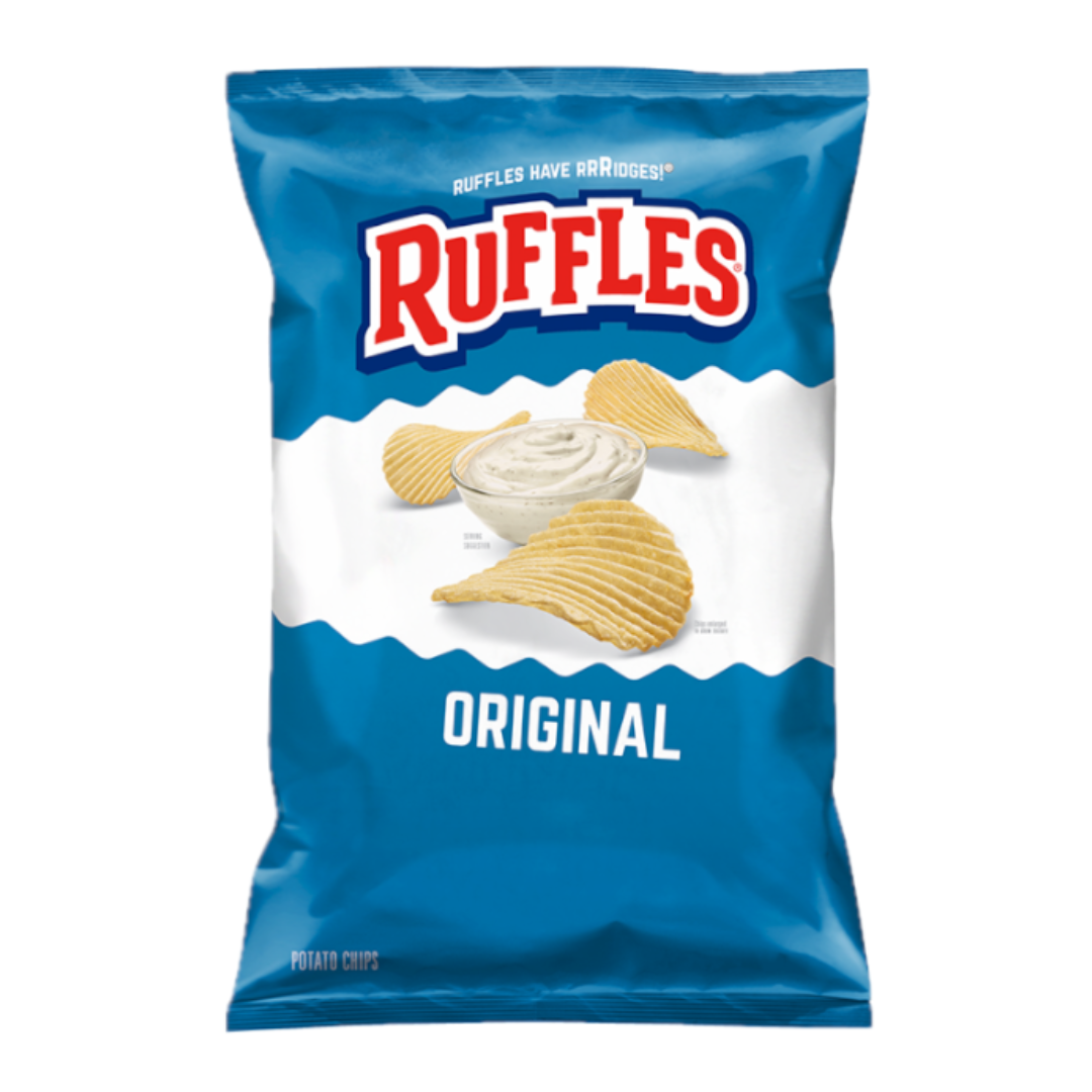 Ruffles Potato Chips Regular 6.5oz (184g)