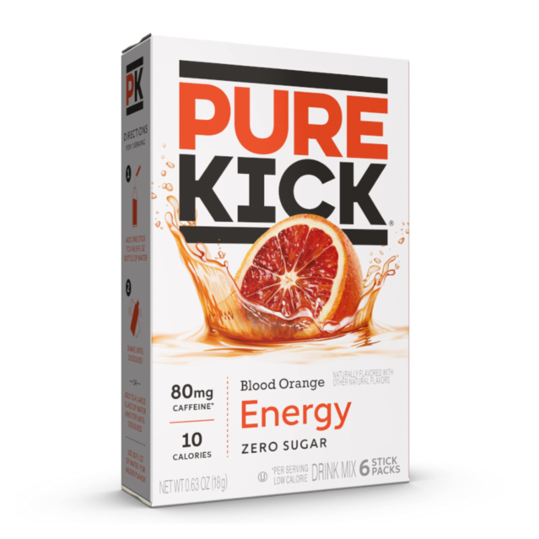 Pure Kick Energy Singles To Go - Blood Orange