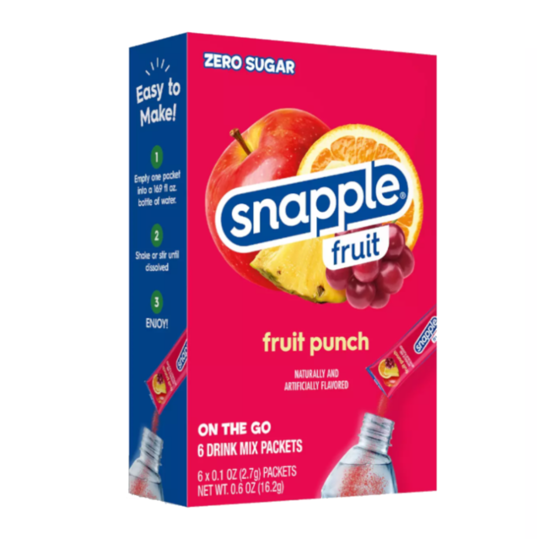 Snapple Fruit Singles To Go! Fruit Punch 0.6oz (16.2g)