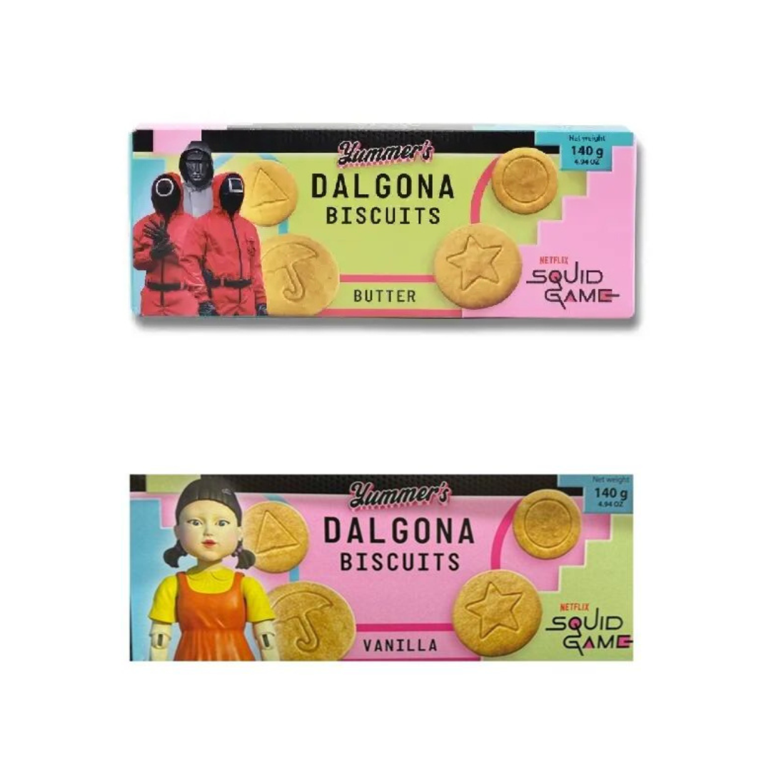 Squid Game Dalgona Biscuits - SINGLE PACK